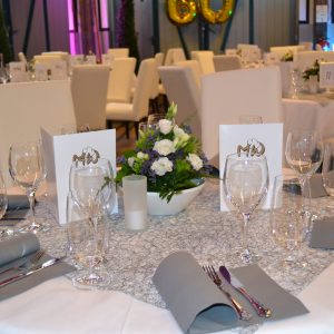 Tisch Überdecke Trento Silber