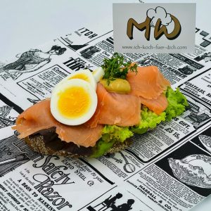Bauernbrot mit Lachs