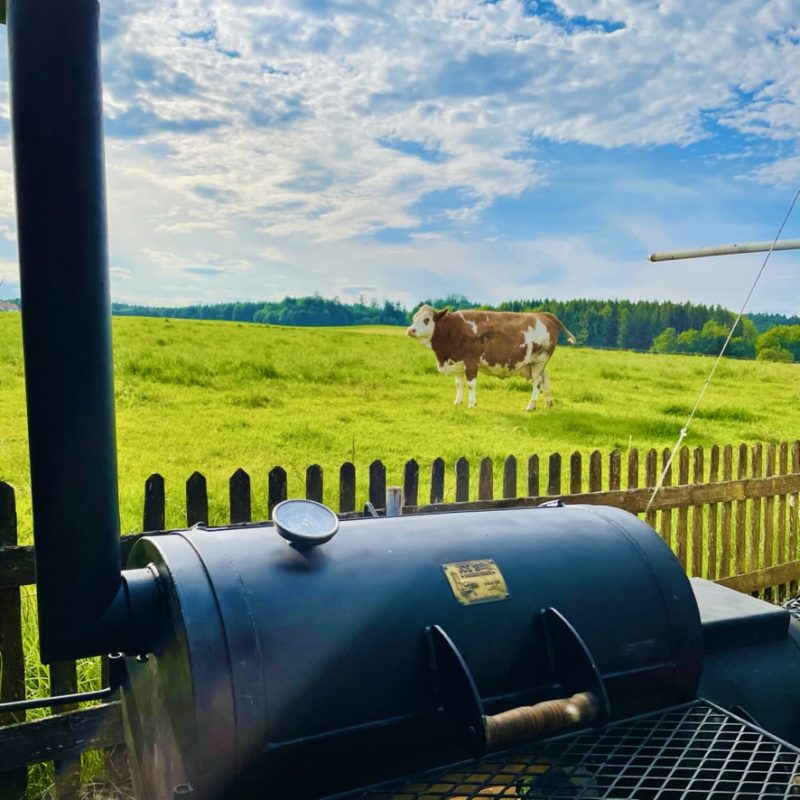 Smoker an der Weide