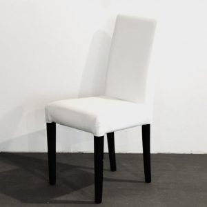 Stuhl weiß gepolstert